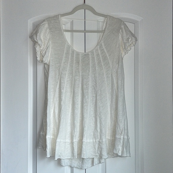 Free People Star Top Long Line Bubble Sleeve - Picture 4 of 6